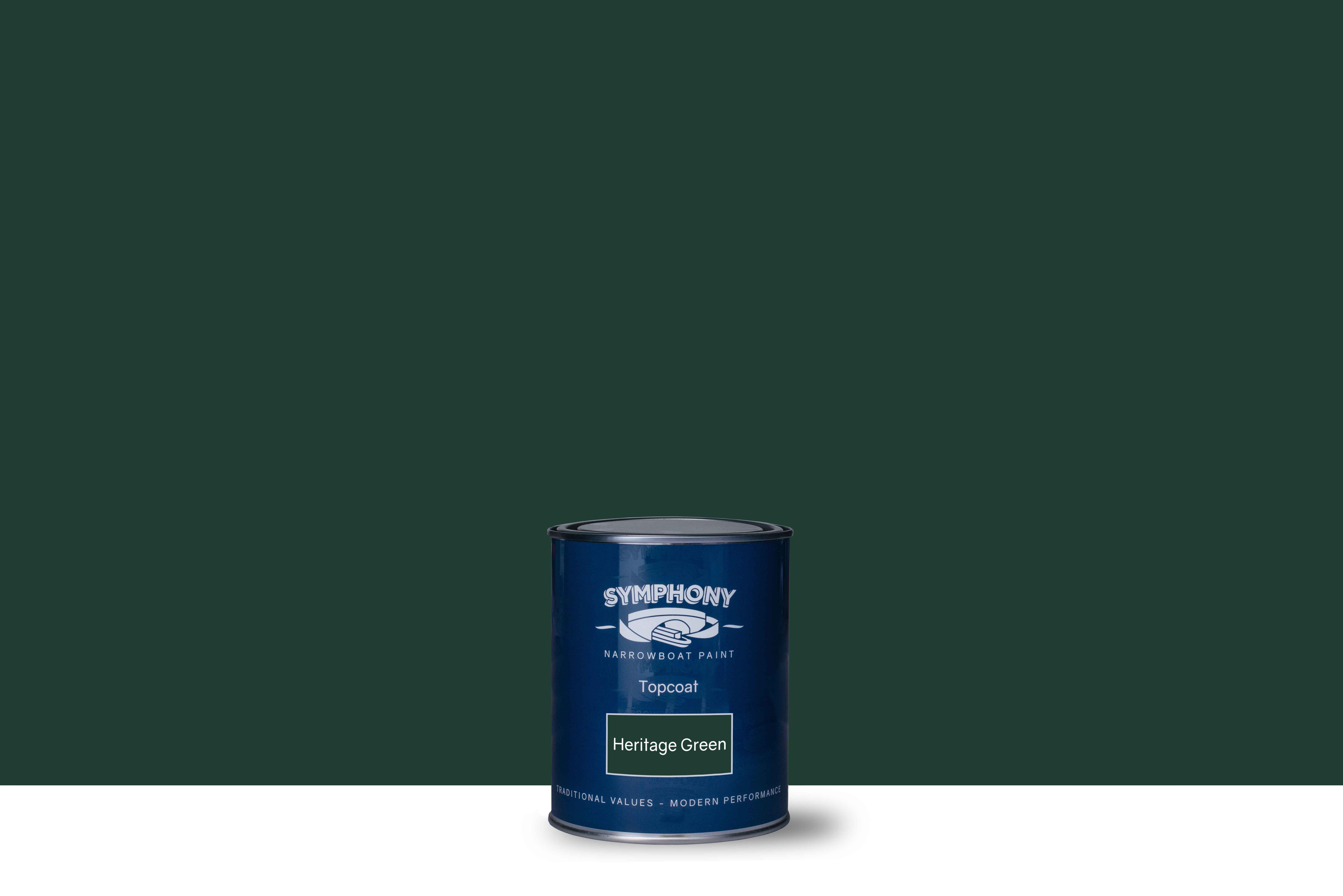GLOSS - HERITAGE GREEN - Symphony Narrowboat Paint